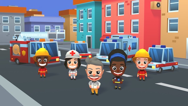 Characters of Idle Firefighter Tycoon